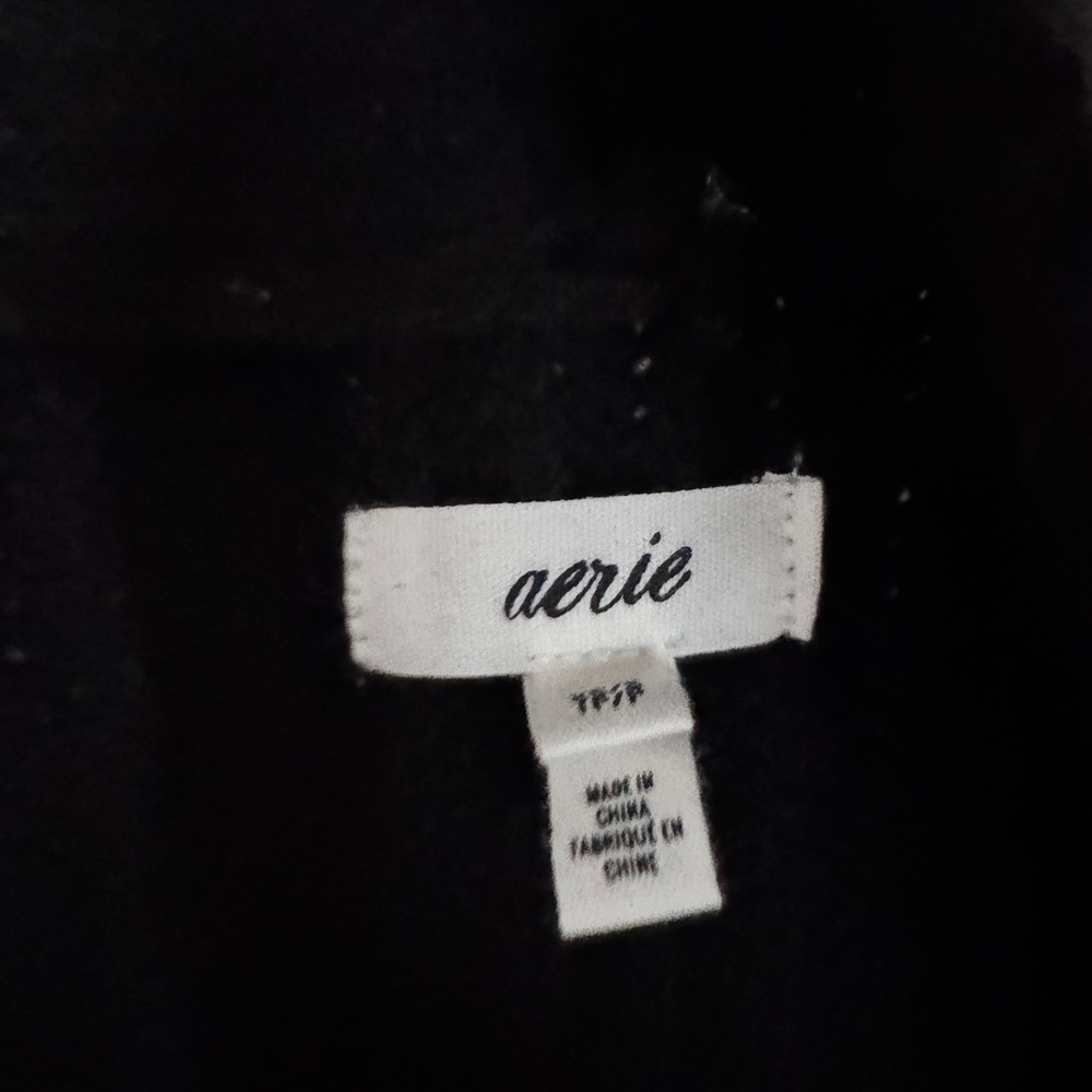 Aerie Black Open-Front Sweater - Picture 2 of 3